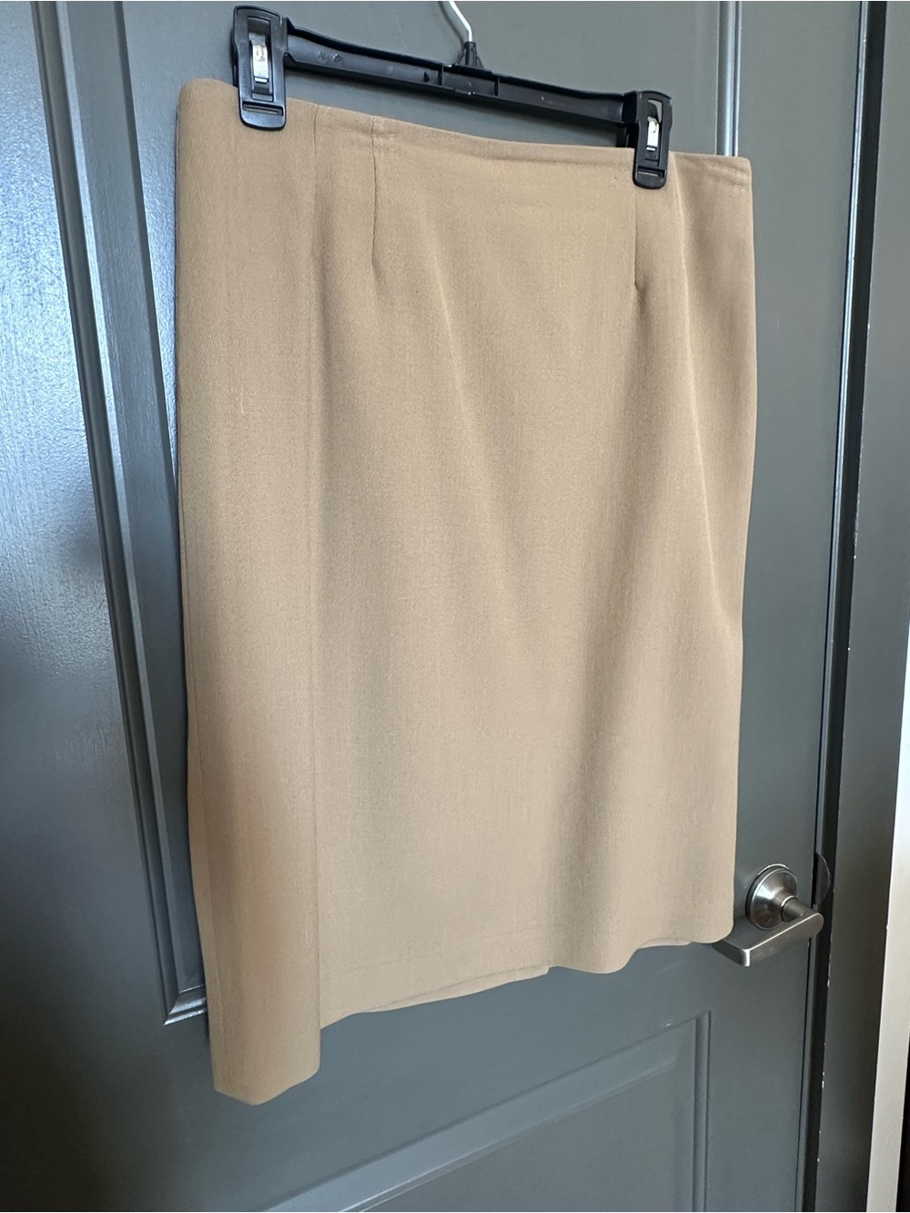 Ellen Tracy Camel Pencil Skirt